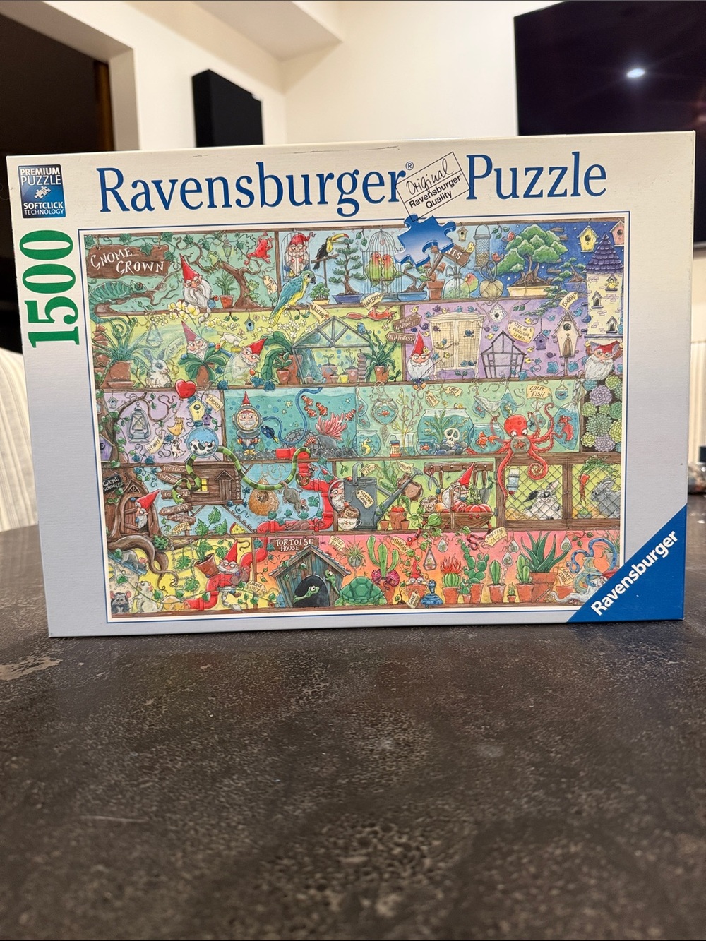 Ravensburger Colorful Gnome Crown 1500-Piece Puzzle